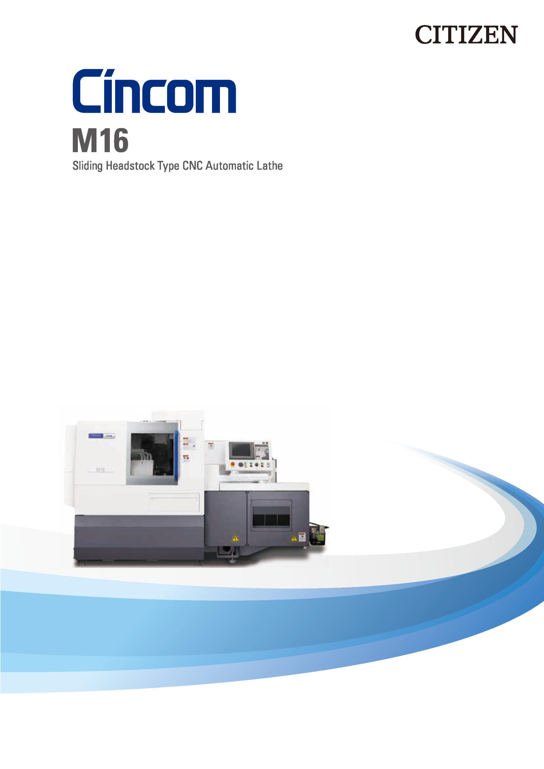Machine catalogs CINCOM (EN) : CITIZEN MACHINEY ASIA CO.,LTD.